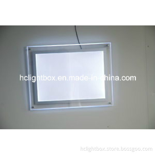 LED Crystal Acrylic Poster Frame Lightboxes Signs